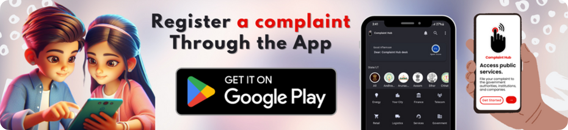 Download the ComplaintHub App
